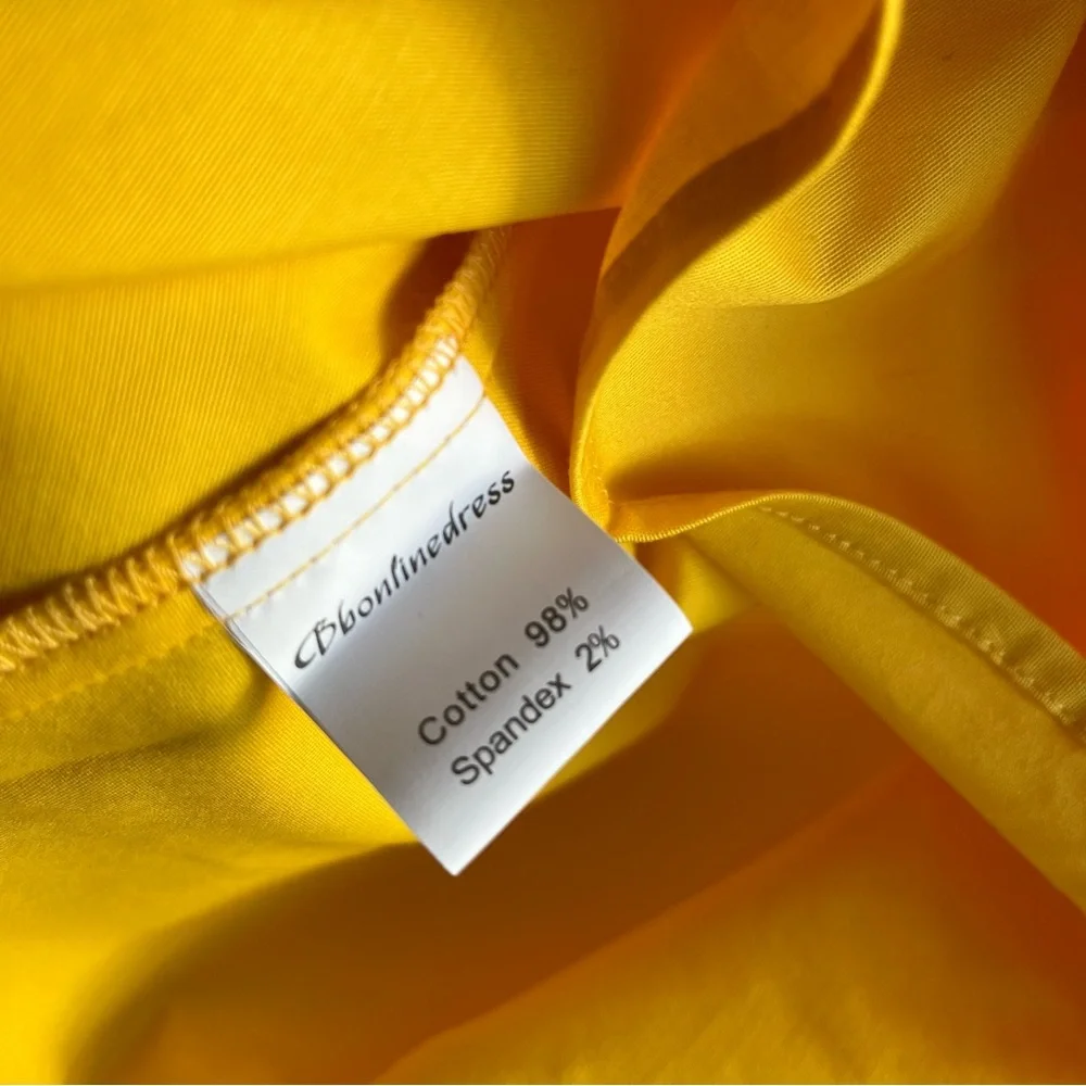 NEW Yellow dress - Picture 3 of 4